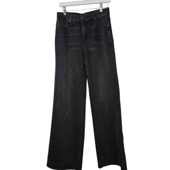Fidelity Black Wide Leg Jeans, Size 27, High Rise, NWOT (Sample) - Picture 1 of 4